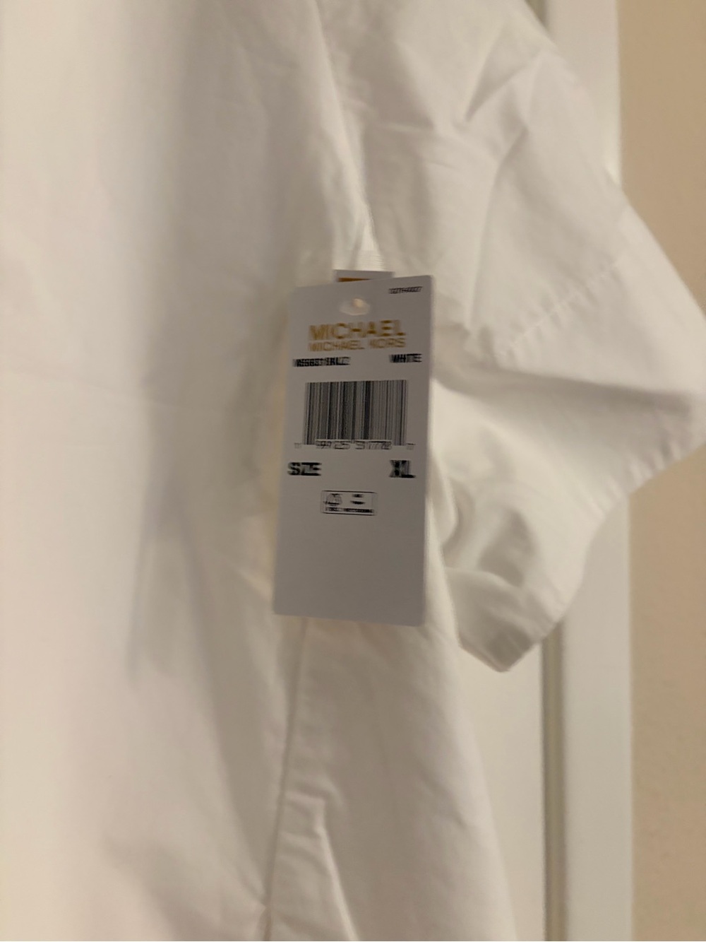 NWT Michael Kors 100% Cotton Poplin Shirt Dress XL - Picture 3 of 5